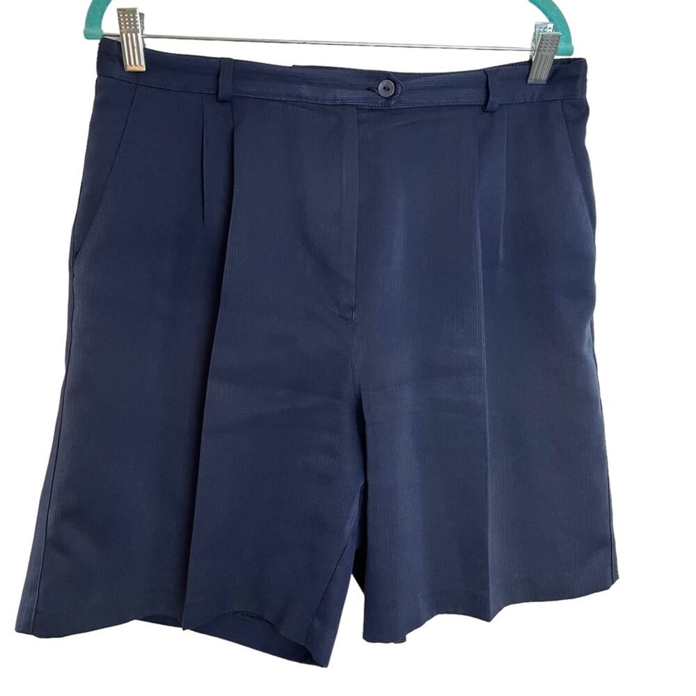 EP Pro navy blue golf shorts culottes pleated front size 14